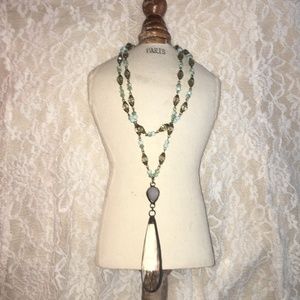 Handcrafted vintage style necklace